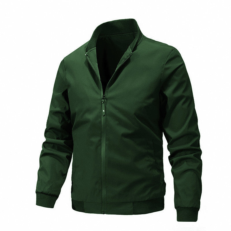 Herren stylische Übergangsjacke mit elastischen Ärmelbündchen und atmungsaktiven Materialien Echoarchiv