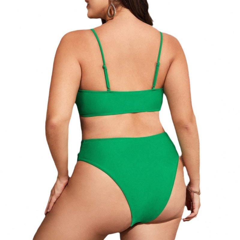 Damen Triangel-Bikini mit modischem Wickeldetail und figurformendem Design Echo Archiv