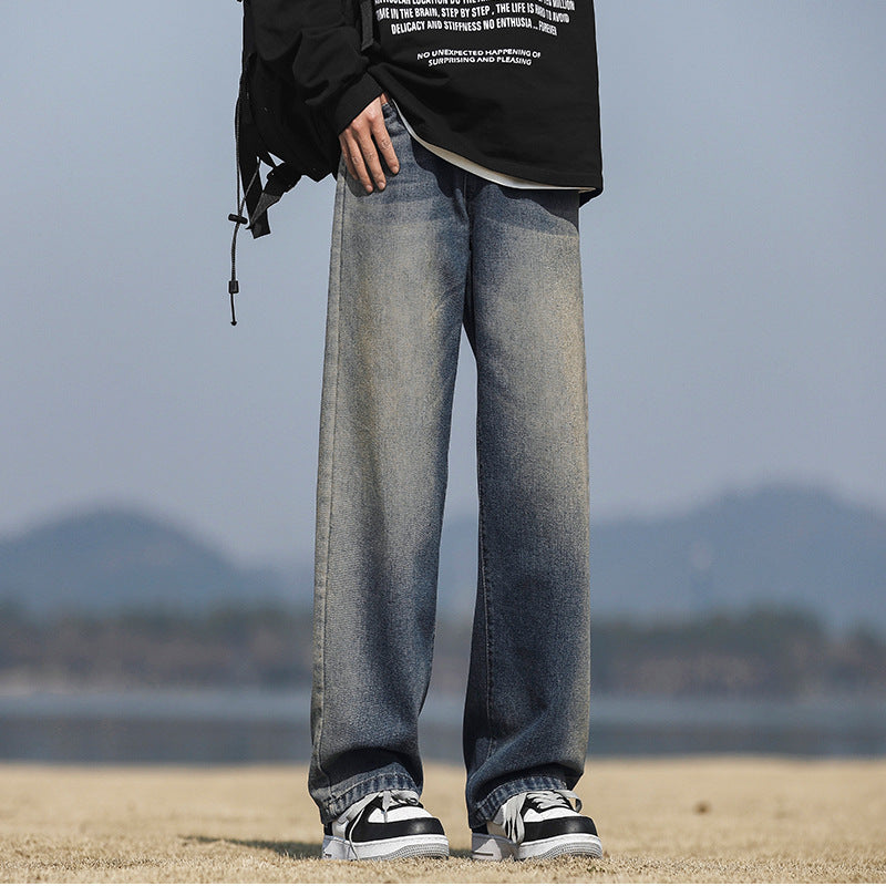Herren lässige weit geschnittene Jeans Echoarchiv