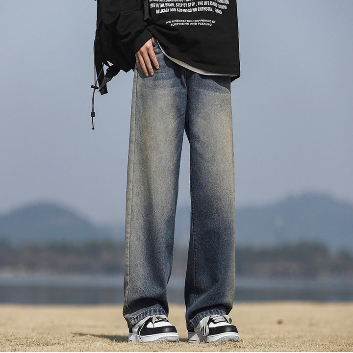 Herren lässige weit geschnittene Jeans Echoarchiv