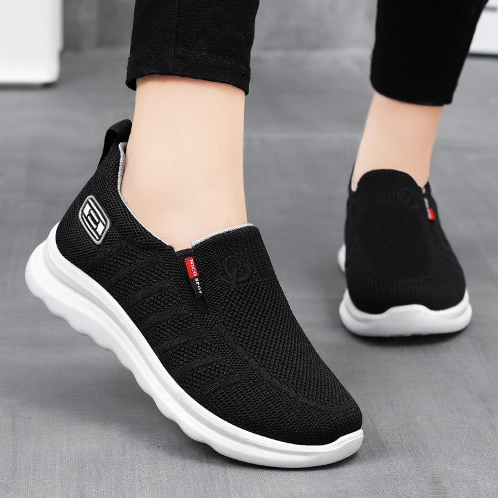 Herren nan atmungsaktiver gestrickter Slip-On Sneaker mit elastischem Einstieg und stoßdämpfender EVA-Zwischensohle Echo Archiv