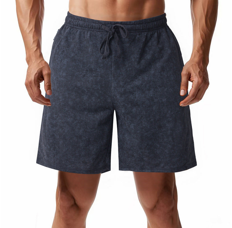 Herren bequeme Freizeit-Shorts aus sanftem Stoff mit verstellbarem Kordelzug Echoarchiv