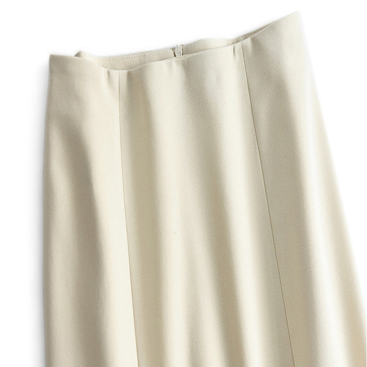 Damen Elegant geschnittener Midirock mit Raffungen Echoarchiv