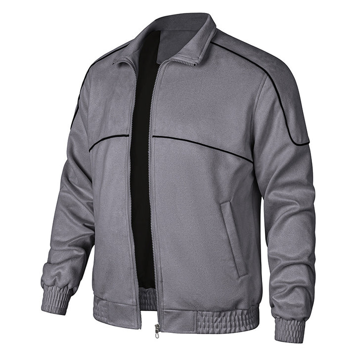 Herren stilvolle Übergangsjacke mit elastischen Bündchen Echoarchiv