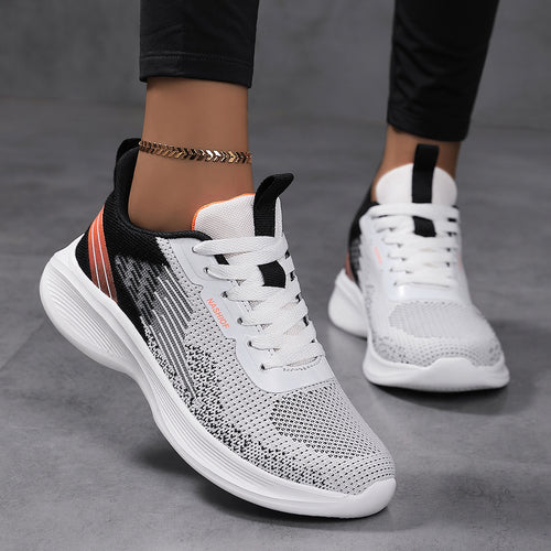 Damen nan federleichte Strick-Walking-Sneaker mit anatomischer Abrollsohle und ultraweicher Komfortinnensohle Echo Archiv
