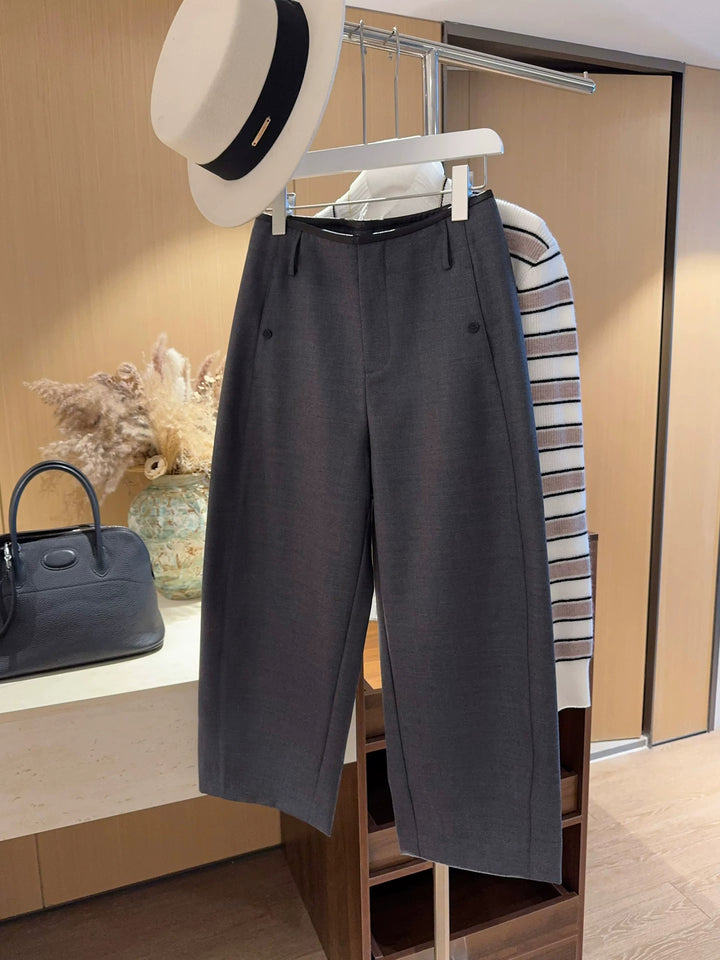 Damen Elegante und weite Anzughose Echoarchiv