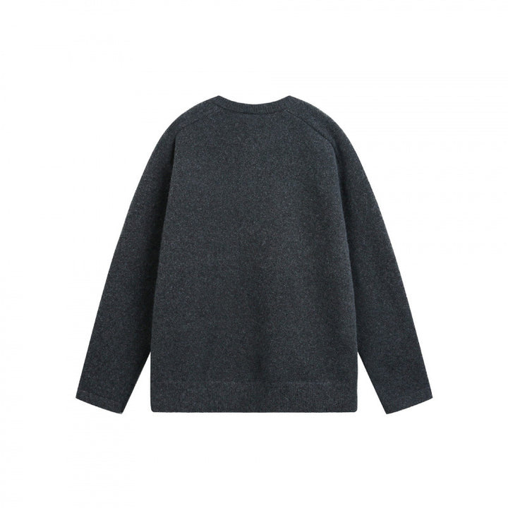 Unisex Feinstrick-Henley-Pullover mit Raglanärmeln und halber Knopfleiste Echo Archiv