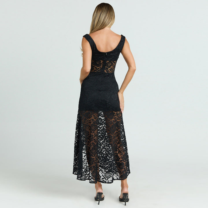 Damen Spitzenkleid im vorteilhaften Schnitt Echo Archiv