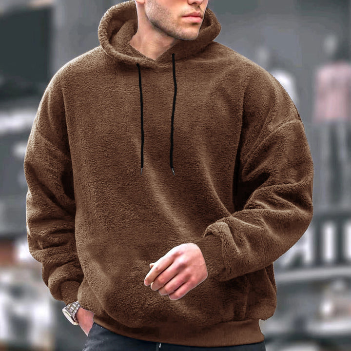Herren Fleece-Kapuzenpullover mit weichem Innenfutter Echoarchiv