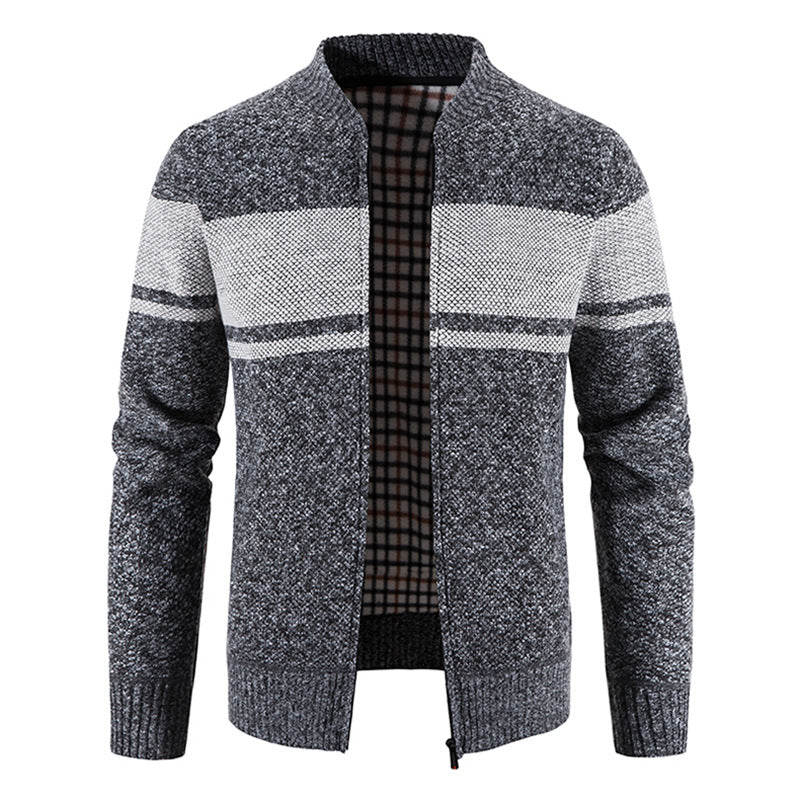Herren modische Strickjacke mit strukturiertem Design Echoarchiv