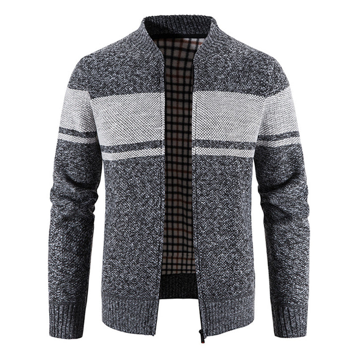 Herren modische Strickjacke mit strukturiertem Design Echoarchiv