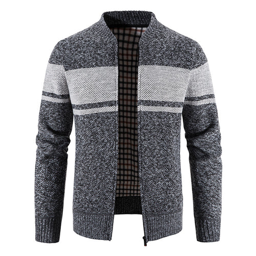 Herren modische Strickjacke mit strukturiertem Design Echoarchiv
