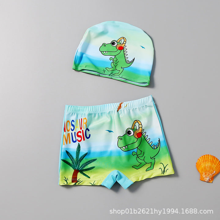 Jungen Schwimmset mit fröhlichem Dinosaurier-Motiv Echo Archiv