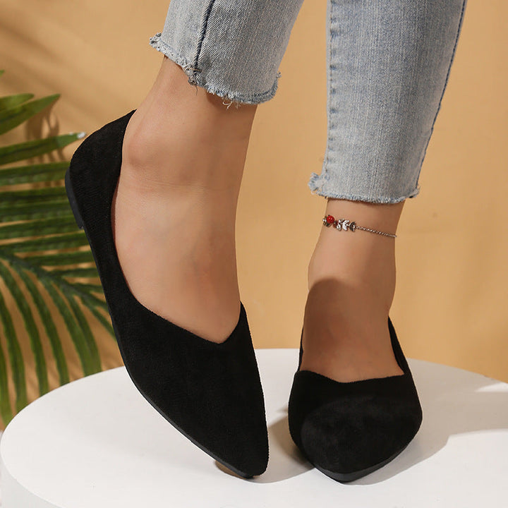 Damen elegante Ballerinas mit spitzer Zehenpartie und ultraleichter Sohlenkonstruktion Echoarchiv