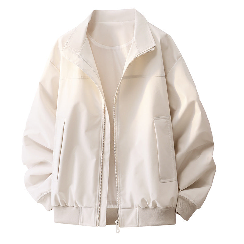 Herren Leichte Übergangsjacke im Blousonstil mit elastischem Saum Echoarchiv