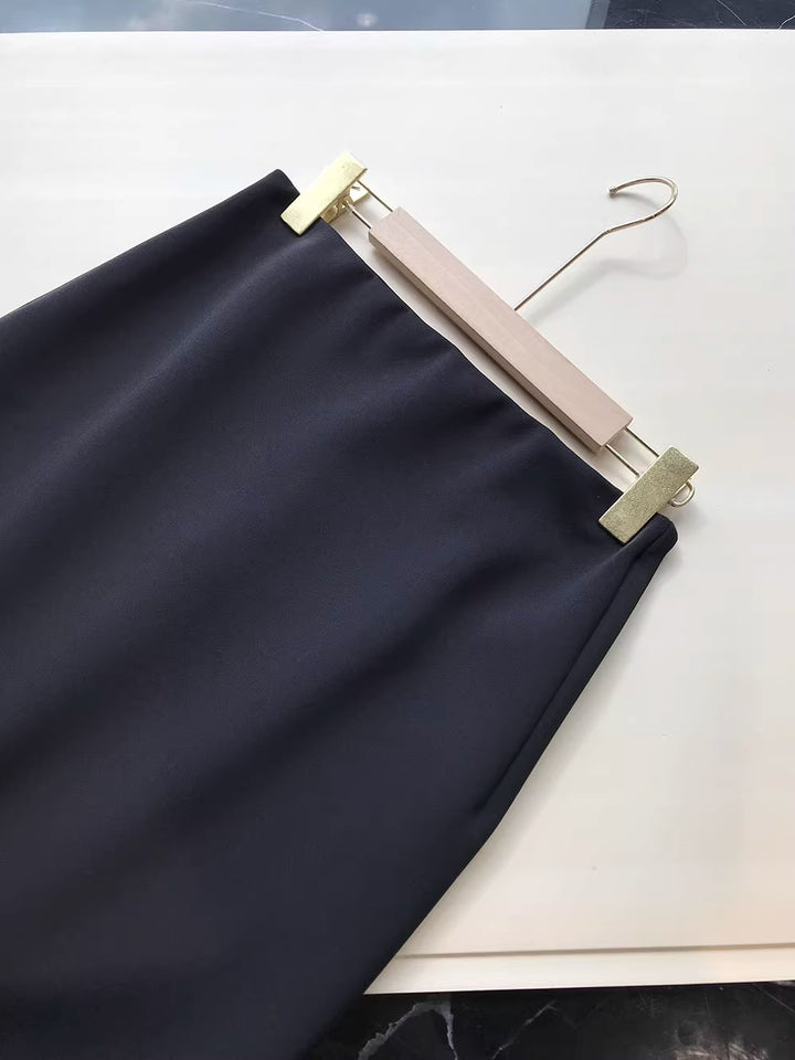 Damen Eleganter, Midirock mit hohem Bund und figurbetontem Schnitt Echoarchiv