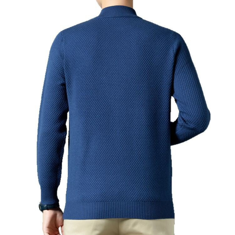 Herren Strukturierter Pullover im modernen Design Echoarchiv