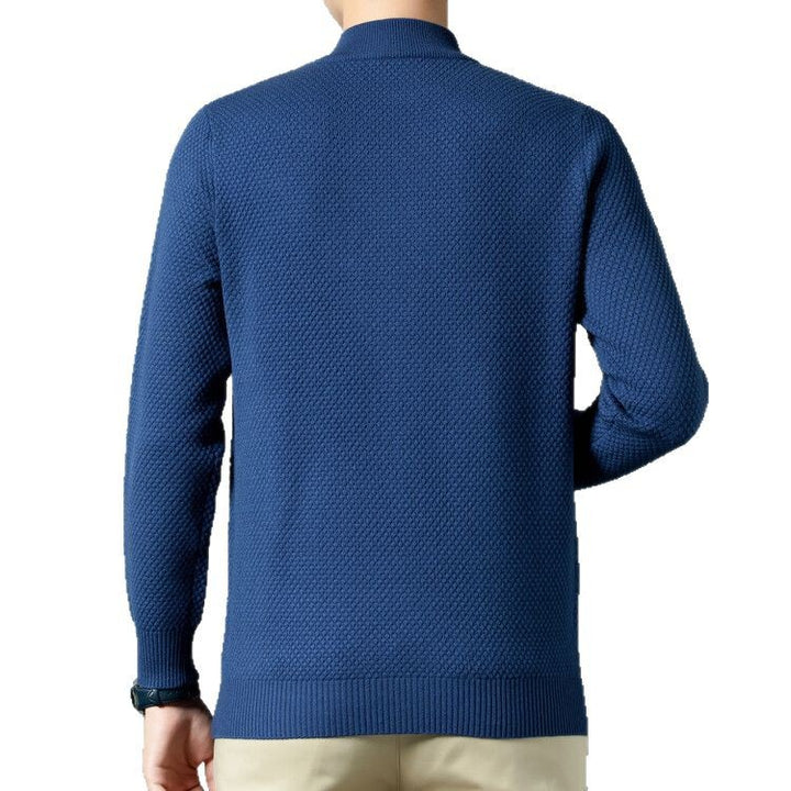 Herren Strukturierter Pullover im modernen Design Echoarchiv