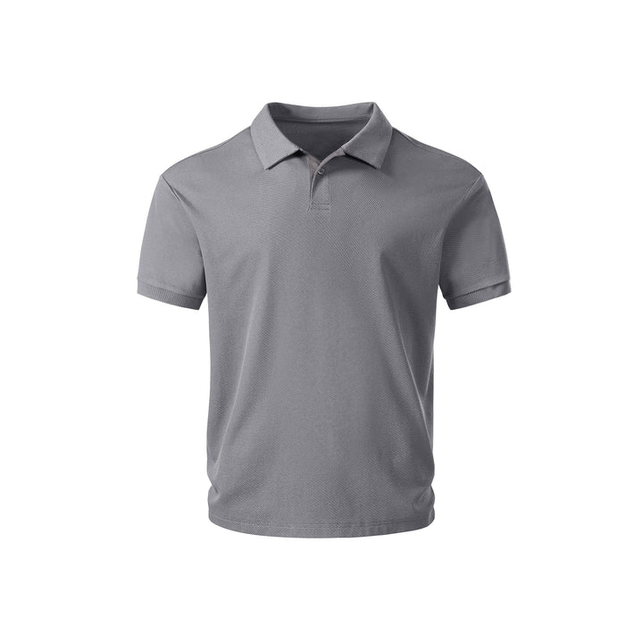 Herren Thermoregulierendes Piqué-Poloshirt mit feiner Struktur und Kurzarm Echo Archiv
