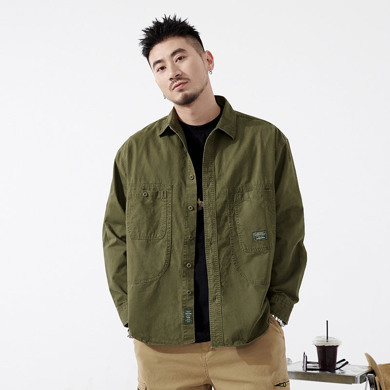 Herren Utility-Hemd mit praktischen Taschen Echoarchiv