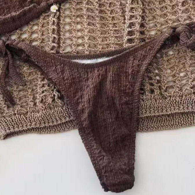 Damen Bikiniset mit transparenter Overlayer Echo Archiv