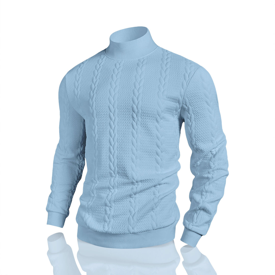 Herren Strickpullover mit hohem Kragen Echoarchiv