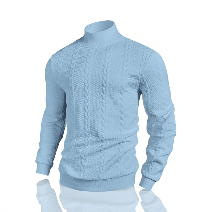 Herren Strickpullover mit hohem Kragen Echoarchiv