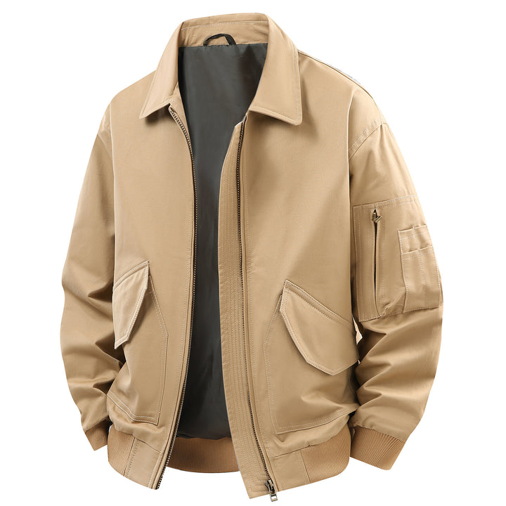 Herren Utility-Jacke mit praktischen Taschen und strapazierfähigem Material Echoarchiv