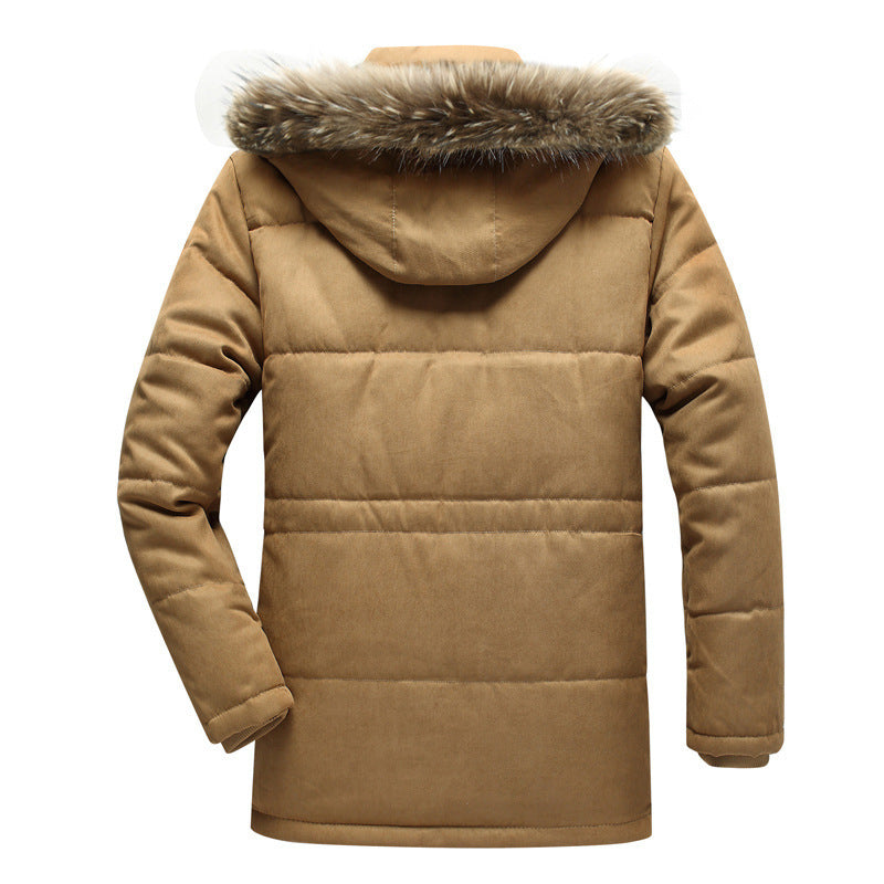 Herren Thermo-Canvasparka mit durchgehendem Teddyfutter und abnehmbarer Kunstfellkapuze Echo Archiv