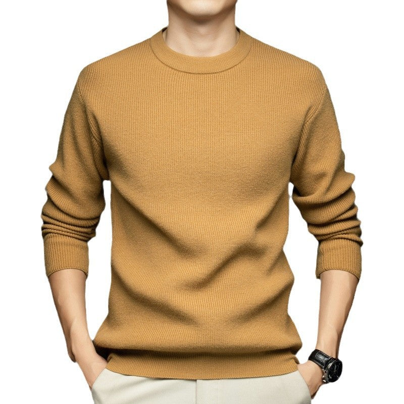 Herren modischer Strickpullover mit feiner Struktur Echoarchiv