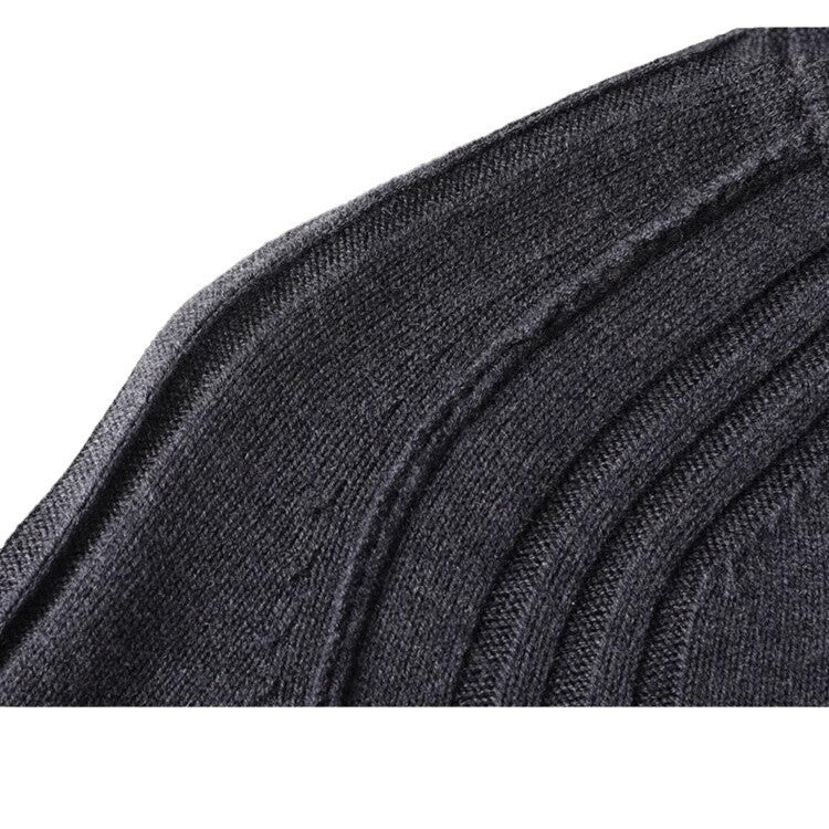 Herren Strickjacke mit Reißverschluss und hohen Kragen Echoarchiv