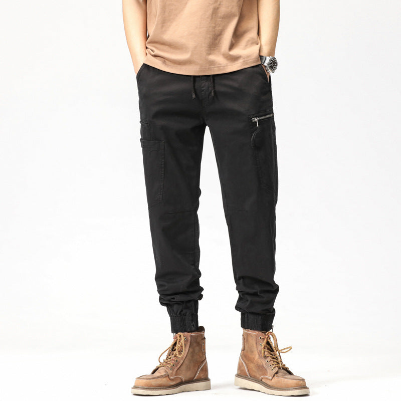 Herren Cargo-Hose mit elastischem Bund und vielseitigen Taschen Echoarchiv