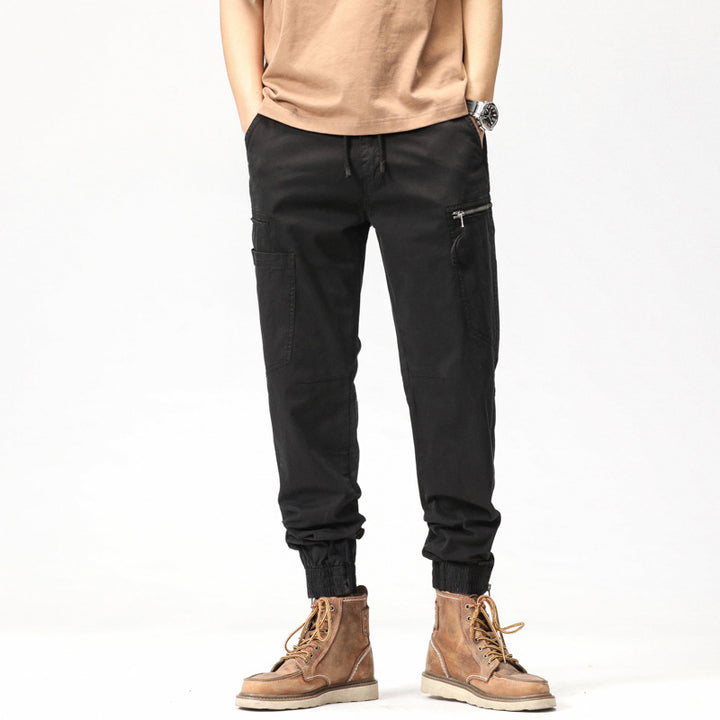 Herren Cargo-Hose mit elastischem Bund und vielseitigen Taschen Echoarchiv