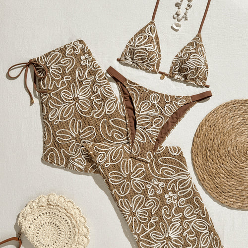 Damen Bikini-Set mit lässigem Overlayer Echo Archiv