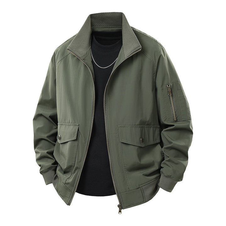 Herren Sportliche Jacke mit hohen Kragen und praktischen Taschen Echo Archiv