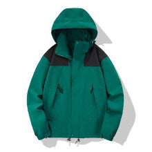 Unisex Leichte technische Softshell-Outdoorjacke mit Kapuze und verstellbarem Saum Echo Archiv