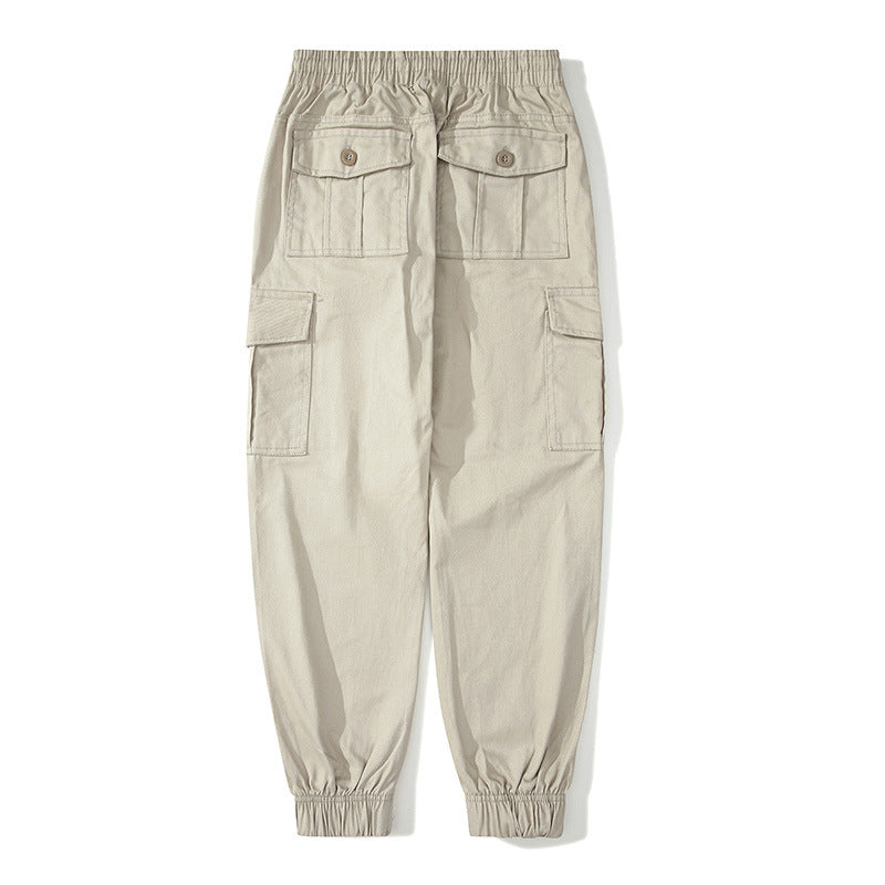 Herren Cargo-Joggerhose mit elastischem Bund, Klappentaschen und gerippten Knöcheln Echo Archiv