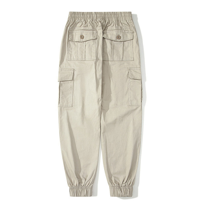 Herren Cargo-Joggerhose mit elastischem Bund, Klappentaschen und gerippten Knöcheln Echo Archiv