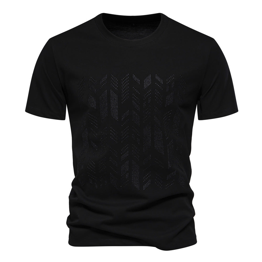 Herren T-Shirt mit innovativem Strukturdesign Echoarchiv