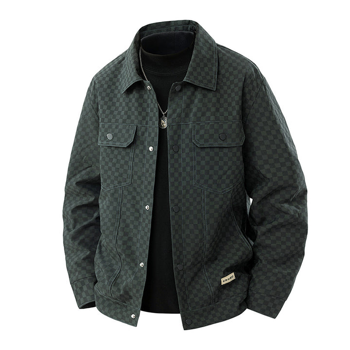 Herren Modische Checks-Jacke – Taviero