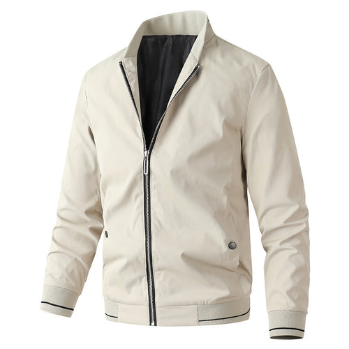 Herren modische Bomberjacke mit sportlichem Design und elastischen Bündchen Echoarchiv
