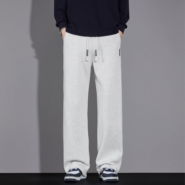 Herren Locker geschnittene Sweatpants mit Kordelzug und geradem Bein Echo Archiv