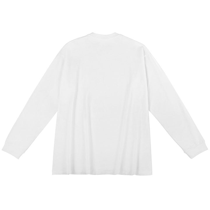 Unisex Oversized Langarm-Basicshirt aus Bio-Baumwolle mit Rundhalsausschnitt Echo Archiv