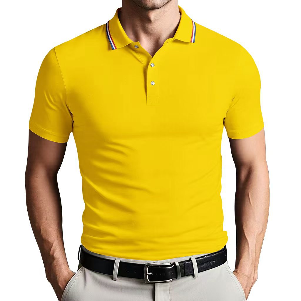 Herren Poloshirt mit farblich abgesetztem Kragen Echoarchiv