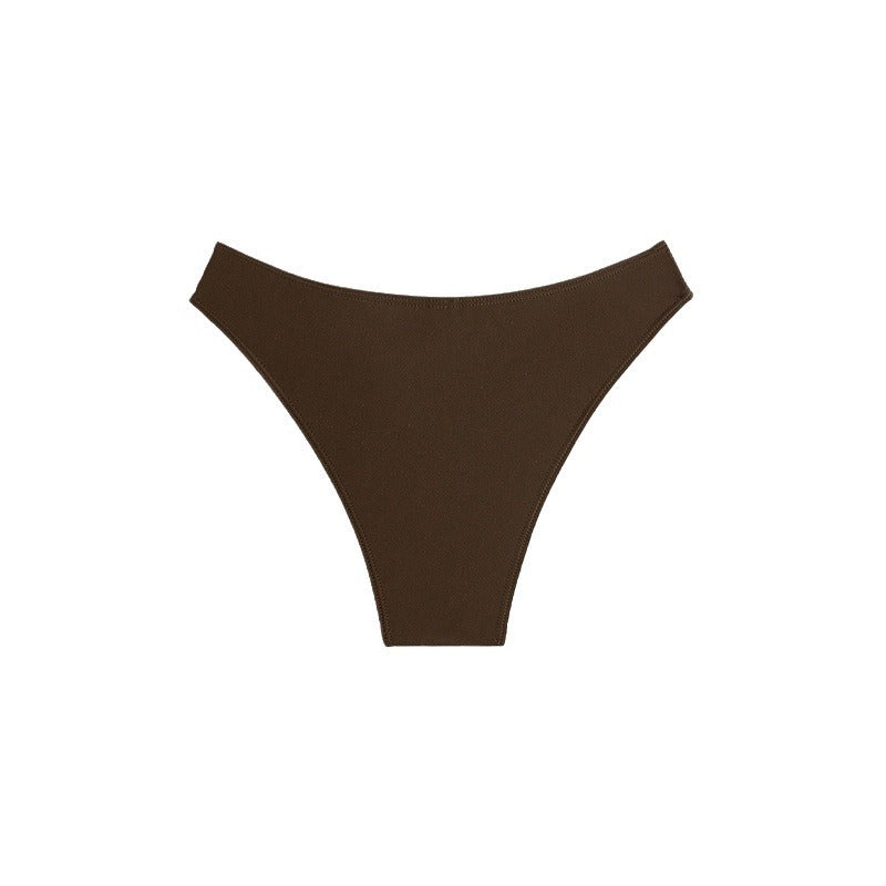 Damen Hochgeschnittene Bikini-Hose mit Perlendetail Echo Archiv