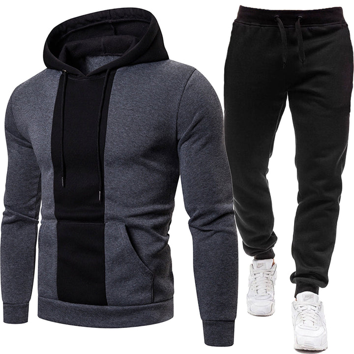 Herren Sportliche Kapuzenjacke und Jogginghose Echoarchiv