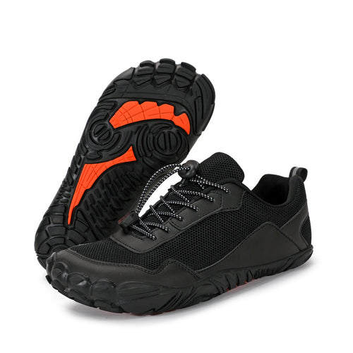 Herren nan leichter Schnellzug-Trekkingschuh mit Gummizehschutz, atmungsaktivem Meshoberteil und profiliertem Outdoor-Laufsohle Echo Archiv