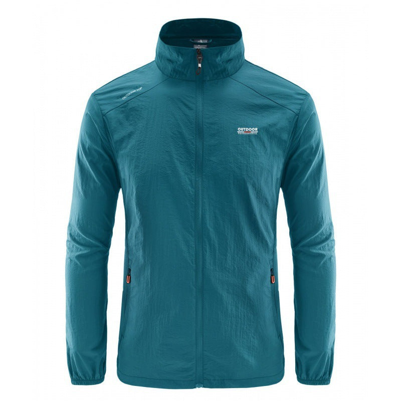 Herren Leichte Outdoor-Jacke mit hohem Kragen Echo Archiv