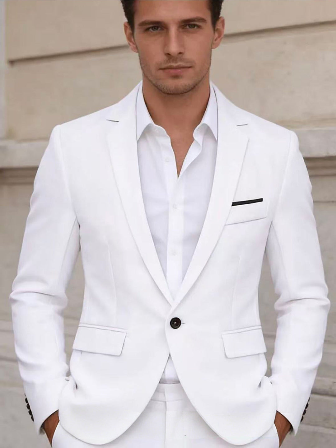 Herren Leinenblazer – leichter Blazer für Herren – Tianoro