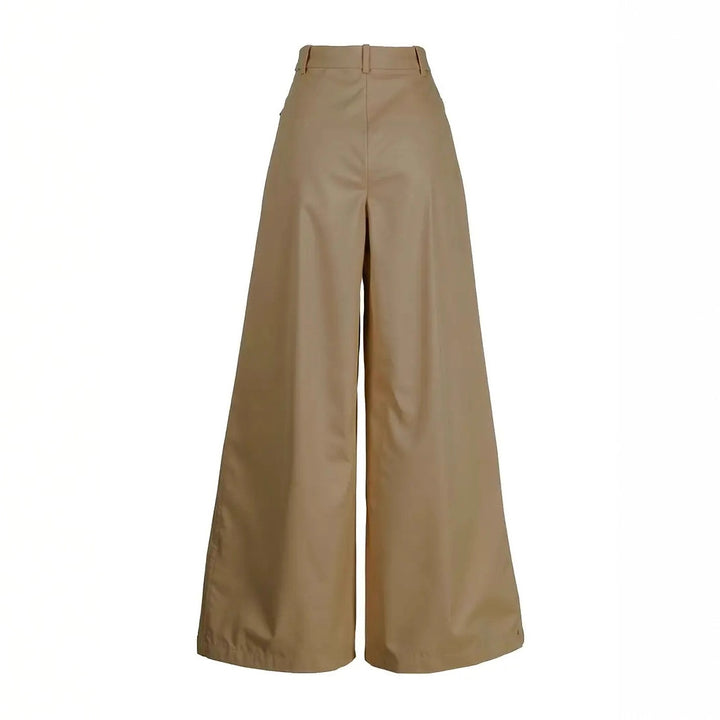 Damen Hoch geschnittene Palazzo-Hose mit eleganten Falten und formschöner Passform Echo Archiv